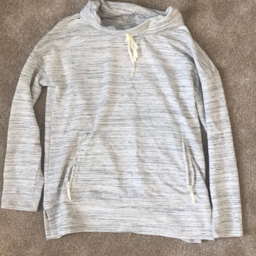 Talbots grey pullover jacket